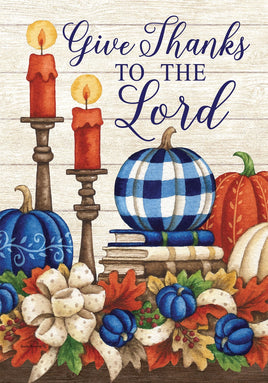 Give Thanks Candles  5227  Decorative Flag