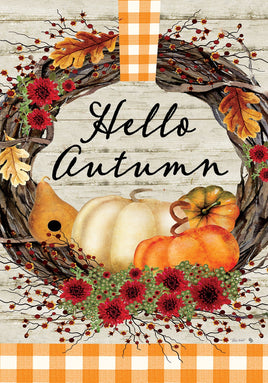Autumn Wreath  5228  Decorative Flag