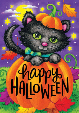 Halloween Cat  5229  Decorative Flag