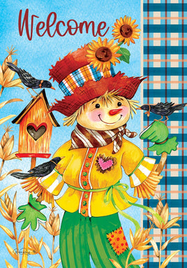 Scarecrow Birdhouse  5231  Decorative Flag