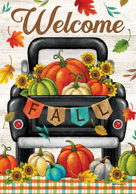 Pumpkin Truck  5236  Decorative Flag