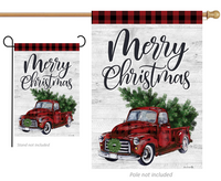 Christmas Truck 5248 Decorative Flag