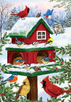 Custom Decor Winter Gathering 5259 Decorative Flag 5259FL Flags