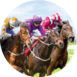 Custom Décor Race Horses 5267SC Suncatcher sold by If It's Flags