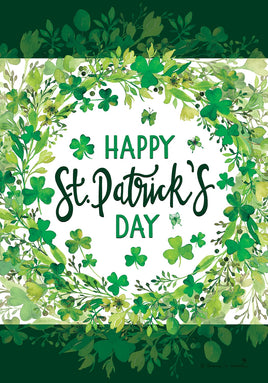 St.Pat's Wreath  5346  Decorative Flag