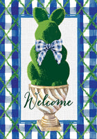 Bunny Topiary  5350  Decorative Flag