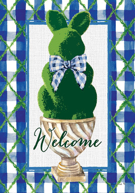 Bunny Topiary  5350  Decorative Flag