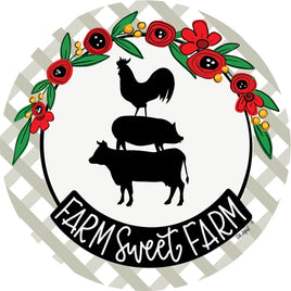Custom Décor Farm Sweet Farm 5351SC Suncatcher sold by If It's Flags