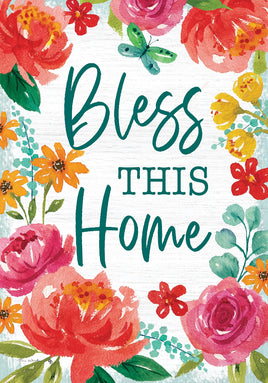 Blessed Floral  5354  Decorative Flag