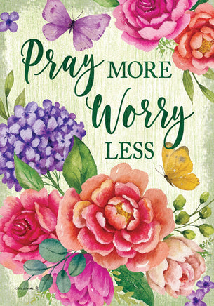 Pray More  5355  Decorative Flag
