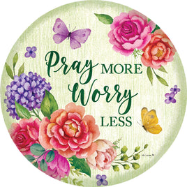 Custom Décor Pray More 5355SC Suncatcher sold by If It's Flags