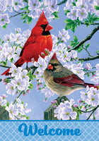 Cardinal Couple  5358  Decorative Flag