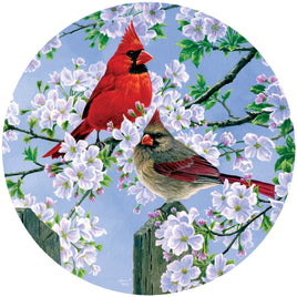 Custom Décor Cardinal Couple 5358SC Suncatcher sold by If It's Flags