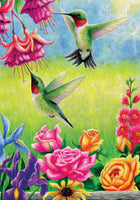 Hummingbirds Flutter  5359  Decorative Flag
