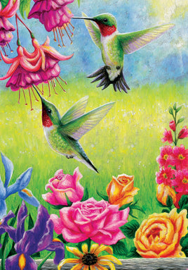 Hummingbirds Flutter  5359  Decorative Flag