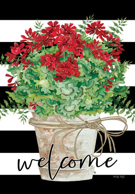 Geranium Bucket  5364  Decorative Flag