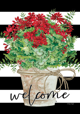 Geranium Bucket  5364  Decorative Flag