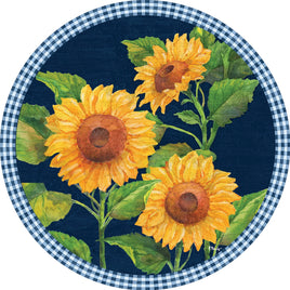 Custom Décor Sunflowers on Navy 5373SC Suncatcher sold by If It's Flags