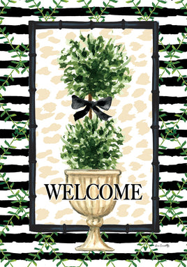 Double Topiary  5376  Decorative Flag