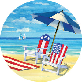 Custom Décor Patriotic Beach 5380SC Suncatcher sold by If It's Flags
