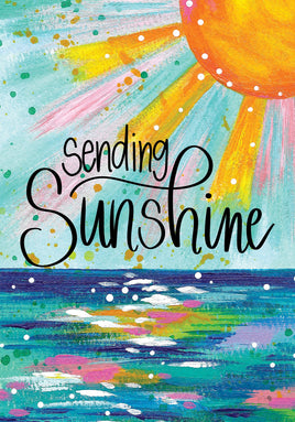 Sending Sunshine  5381  Decorative Flag