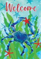 Crab and Starfish  5384  Decorative Flag