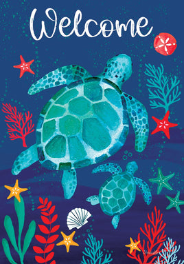 Floating Turtles  5385  Decorative Flag