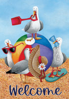 Silly Sea Gulls  5386  Decorative Flag