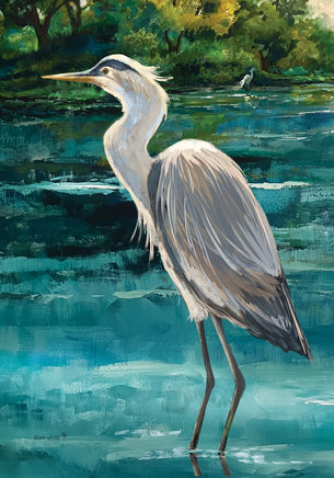 Stately Heron  5387  Decorative Flag