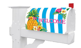 Pineapple Stripes 5389MM Mailbox Makeover