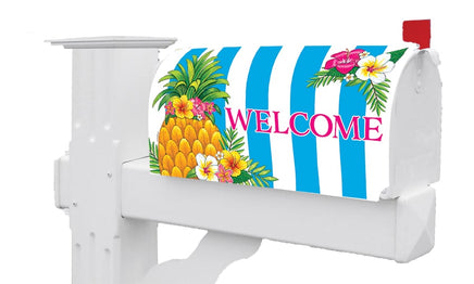 Pineapple Stripes 5389MM Mailbox Makeover
