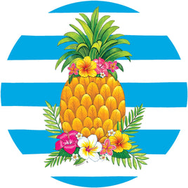 Custom Décor Pineapple Stripes 5389SC Suncatcher sold by If It's Flags