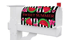 Watermelon Stripes 5390MM Mailbox Makeover