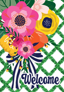 Floral Lattice  5392  Decorative Flag