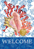 Conch and Coral  5393  Decorative Flag