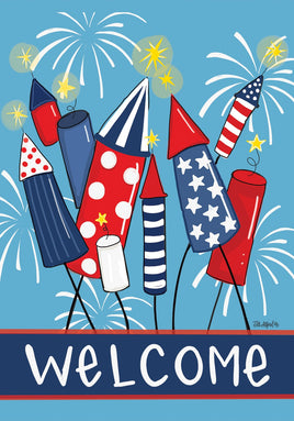 Fireworks  5394  Decorative Flag