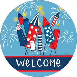 Custom Décor Fireworks 5394SC Suncatcher sold by If It's Flags