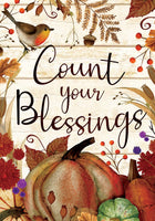 Count Your Blessings  5457  Decorative Flag