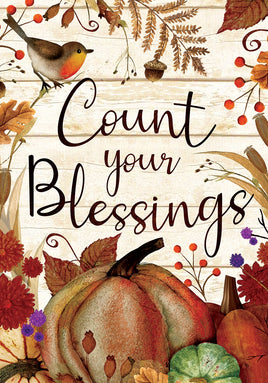 Count Your Blessings  5457  Decorative Flag