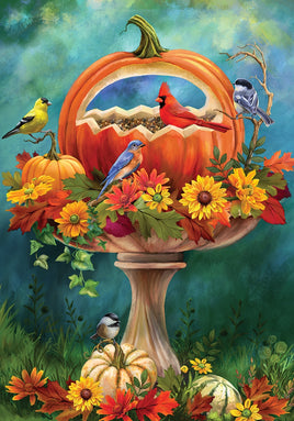 Pumpkin Feeder  5462  Decorative Flag