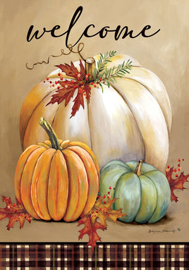 Pumpkin Trio  5468  Decorative Flag