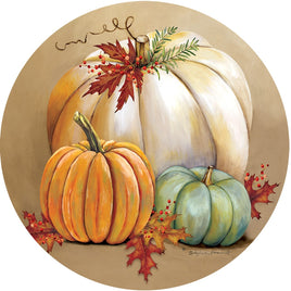 Custom Décor Pumpkin Trio 5468SC Suncatcher sold by If It's Flags