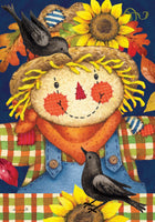 Scarecrow Plaid  5473  Decorative Flag