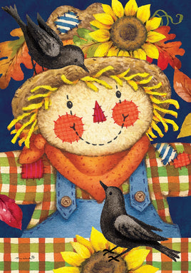 Scarecrow Plaid  5473  Decorative Flag