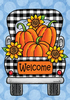 Gingham Truck  5474  Decorative Flag
