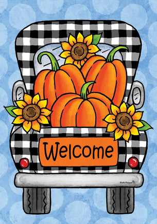 Gingham Truck  5474  Decorative Flag