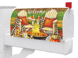 Fall Fire Pit 5476MM Mailbox Makeover