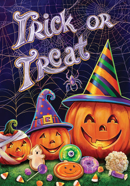 Happy Pumpkins  5479  Decorative Flag