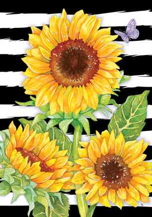Sunflower Stripes  5483  Decorative Flag