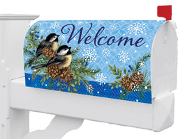 Winter Chickadees 5485MM Mailbox Makeover